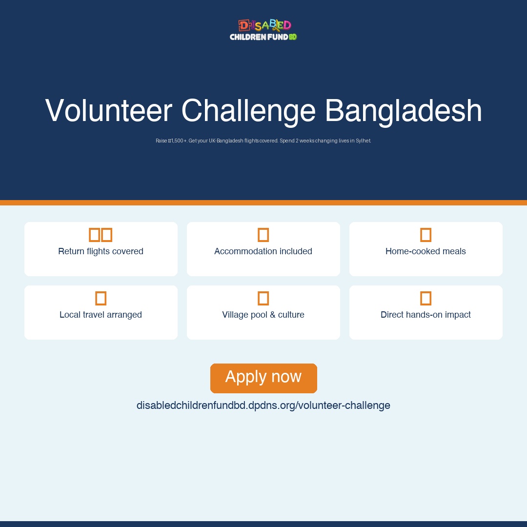 Volunteer Challenge poster